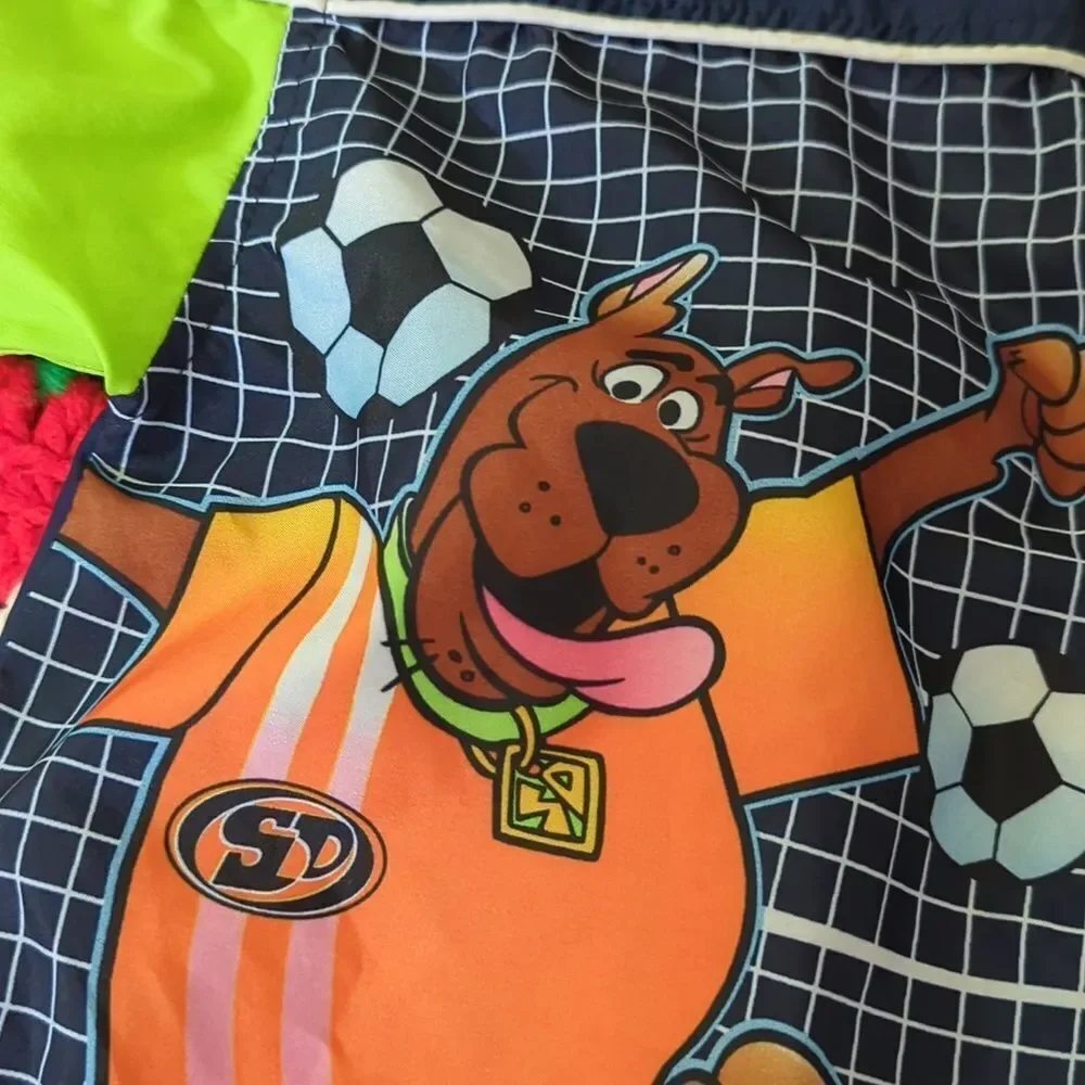 Scooby‎ Doo vintage boys soccer lightweight jacket size 8/10